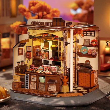 Robotime - Henry's Chocolate, DIY Miniature House - Hobby Recreation Products