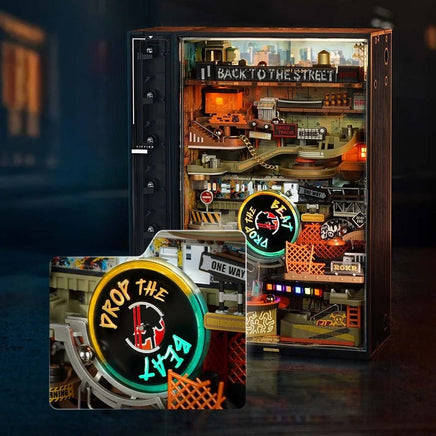 Robotime - Hip - Hop Street Marble Run Mechanical 3D Puzzle - Hobby Recreation Products