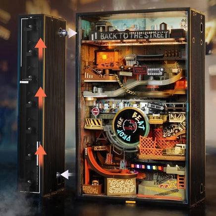 Robotime - Hip - Hop Street Marble Run Mechanical 3D Puzzle - Hobby Recreation Products