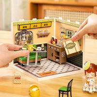 Robotime - Hong Kong Bites Cafe DIY Miniature House - Hobby Recreation Products