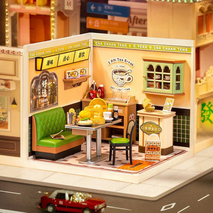 Robotime - Hong Kong Bites Cafe DIY Miniature House - Hobby Recreation Products