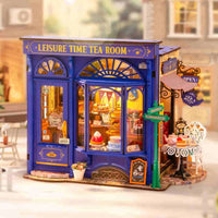 Robotime - Leisure Time Tea Room DIY Miniature House - Hobby Recreation Products