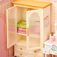 Robotime - Lovely Pink Bedroom DIY Miniature House - Hobby Recreation Products