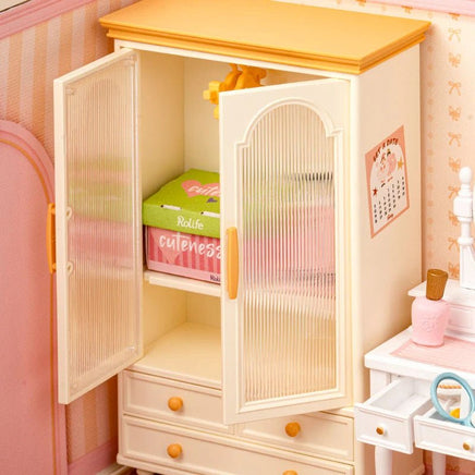 Robotime - Lovely Pink Bedroom DIY Miniature House - Hobby Recreation Products