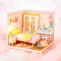 Robotime - Lovely Pink Bedroom DIY Miniature House - Hobby Recreation Products