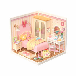 Robotime - Lovely Pink Bedroom DIY Miniature House - Hobby Recreation Products