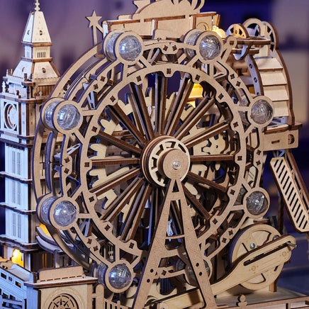 Robotime - Marble Travel, London Marble Run Wooden 3D Puzzle - Hobby Recreation Products
