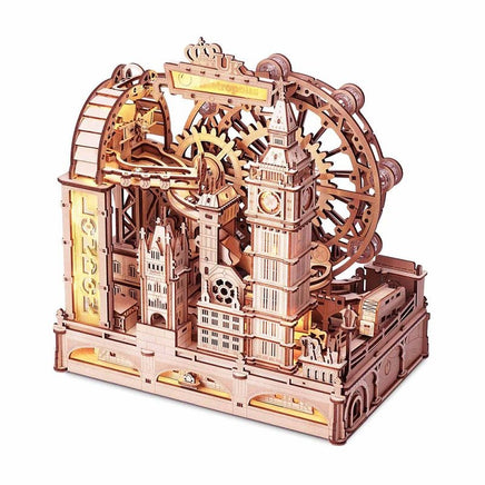 Robotime - Marble Travel, London Marble Run Wooden 3D Puzzle - Hobby Recreation Products