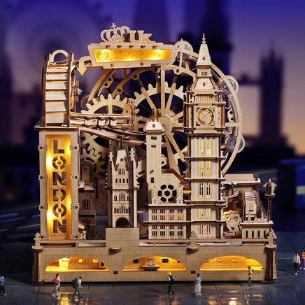 Robotime - Marble Travel, London Marble Run Wooden 3D Puzzle - Hobby Recreation Products
