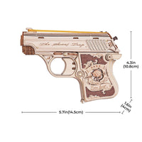 Robotime - Mini Gun Toy Wooden 3D Puzzle - Hobby Recreation Products