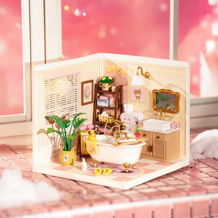 Robotime - Pop Bubble Bathroom Plastic DIY Miniature House - Hobby Recreation Products