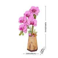 Robotime - Purple Moth Orchid DIY Wooden Flower - Hobby Recreation Products