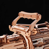 Robotime - Rotating Barrel Machine Gun Toy 3D Wooden Puzzle - Hobby Recreation Products