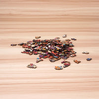 Robotime - Rowood Cat King 200pc Wooden Jigsaw Puzzle - Hobby Recreation Products