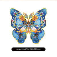 Robotime - Rowood Morpho Helena Butterfly 200pc Wooden Jigsaw Puzzle - Hobby Recreation Products