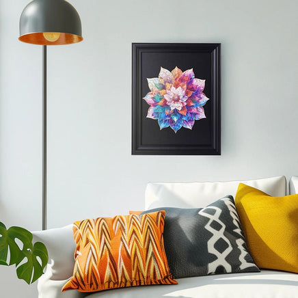 Robotime - Rowood Mystic Mandala Flower 200pc Wooden Jigsaw Puzzle - Hobby Recreation Products