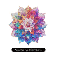 Robotime - Rowood Mystic Mandala Flower 200pc Wooden Jigsaw Puzzle - Hobby Recreation Products