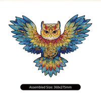 Robotime - Rowood Owl 200pc Wooden Jigsaw Puzzle - Hobby Recreation Products