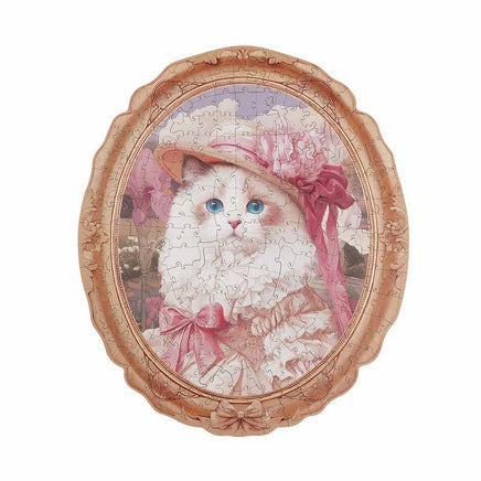 Robotime - Rowood Springtime Kitty 200 - Piece Wooden Jigsaw Puzzle - Hobby Recreation Products