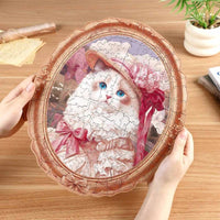 Robotime - Rowood Springtime Kitty 200 - Piece Wooden Jigsaw Puzzle - Hobby Recreation Products