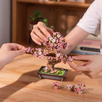 Robotime - Sakura Bonsai DIY Wooden 3D Puzzle - Hobby Recreation Products