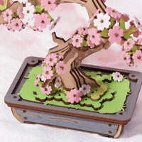 Robotime - Sakura Bonsai DIY Wooden 3D Puzzle - Hobby Recreation Products