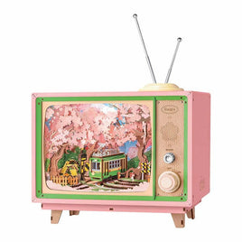 Robotime - Sakura Dreamy Tour DIY Music Box 3D Wooden Puzzle - Hobby Recreation Products