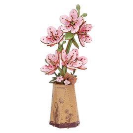 Robotime - Sakura Flower DIY Wooden Flower - Hobby Recreation Products