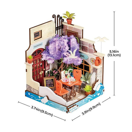 Robotime - Sea Holiday Restaurant, Super Mini Houses - Little Warm Spaces - Hobby Recreation Products