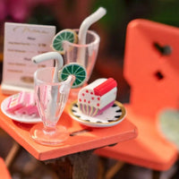 Robotime - Sea Holiday Restaurant, Super Mini Houses - Little Warm Spaces - Hobby Recreation Products