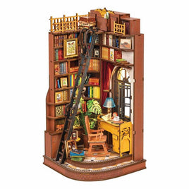 Robotime - Silent Corner Study DIY Book Nook Shelf Insert - Hobby Recreation Products