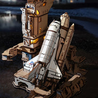 Robotime - Space Shuttle Mechanical 3D Wooden Puzzle - Hobby Recreation Products