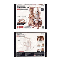 Robotime - Space Shuttle Mechanical 3D Wooden Puzzle - Hobby Recreation Products