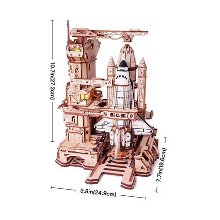 Robotime - Space Shuttle Mechanical 3D Wooden Puzzle - Hobby Recreation Products