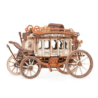 Robotime - Stagecoach Rolling Music Box - Hobby Recreation Products