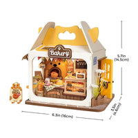 Robotime - Teddy's Breadbox Shop DIY Miniature House Kit - Hobby Recreation Products