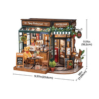 Robotime - Tipsy Restaurant DIY Miniature House - Hobby Recreation Products