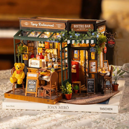 Robotime - Tipsy Restaurant DIY Miniature House - Hobby Recreation Products