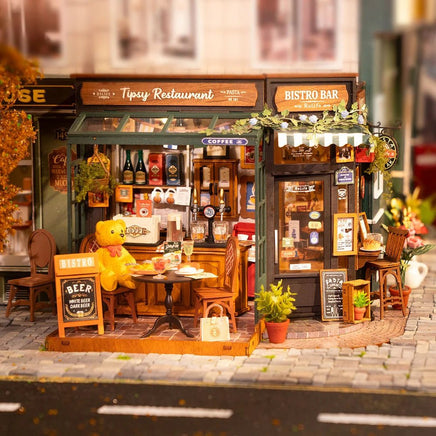 Robotime - Tipsy Restaurant DIY Miniature House - Hobby Recreation Products