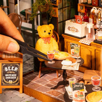 Robotime - Tipsy Restaurant DIY Miniature House - Hobby Recreation Products