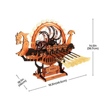 Robotime - Viking Dragon Ship, Mechanical 3D Wooden Puzzle - Hobby Recreation Products