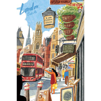 Robotime - Walk in London 1000 Piece Jigsaw Puzzle - Hobby Recreation Products