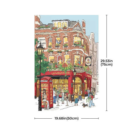 Robotime - Welcome to Covent Garden 1000 Piece Jigsaw Puzzle - Hobby Recreation Products
