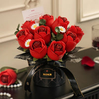 Robotime - Foral Art Red Rose Bouquet