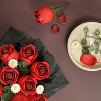 Robotime - Foral Art Red Rose Bouquet