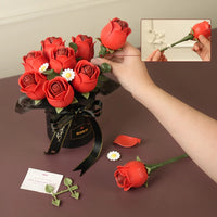 Robotime - Foral Art Red Rose Bouquet