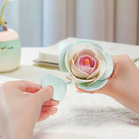 Robotime - Floral Art Minty Camellia Lamp