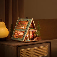 Robotime - A-Frame Cabin, DIY Miniature House