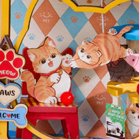 Robotime - Perfect Paw Shop, Super Mini Houses