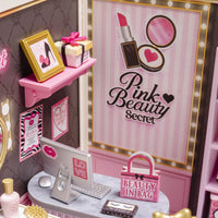 Robotime - Pink Beauty Secret DIY Miniature House